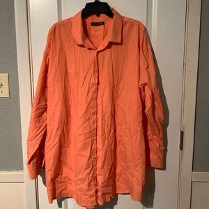 Light orange mens dress shirt